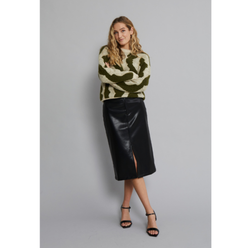 Selina Faux Leather Skirt