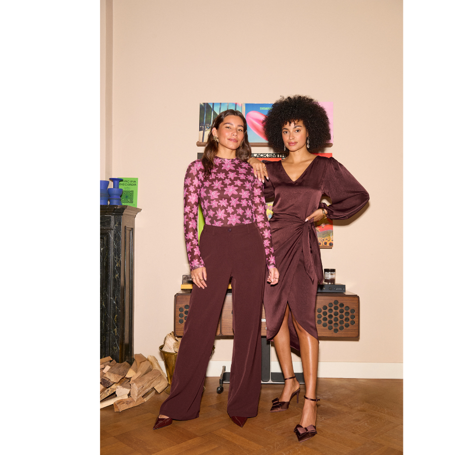 Pants Alisson brown front