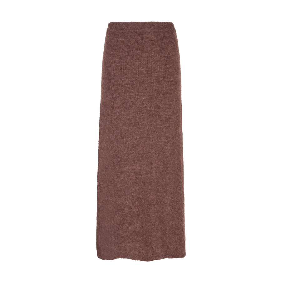 Knitted skirt Eveline mocha front