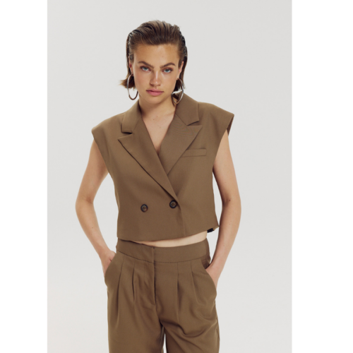 Harper and Yve ESMEE-GILET Muted Moss AW6N206
