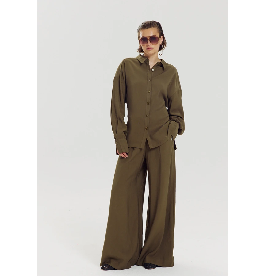 Harper and Yve MEIKE-PAantalon muted moss AW6P100