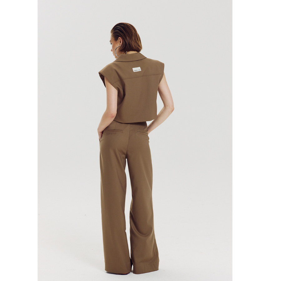 Harper and YveSADIE-Pantalon - Muted Moss - AW6N101