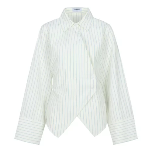 Fluresk Blouse Gina Vanilla/Celestial Blue