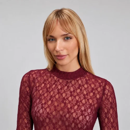 Pink Noir kanten top Jamilla